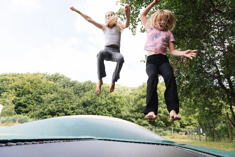Trampolin campingplads
