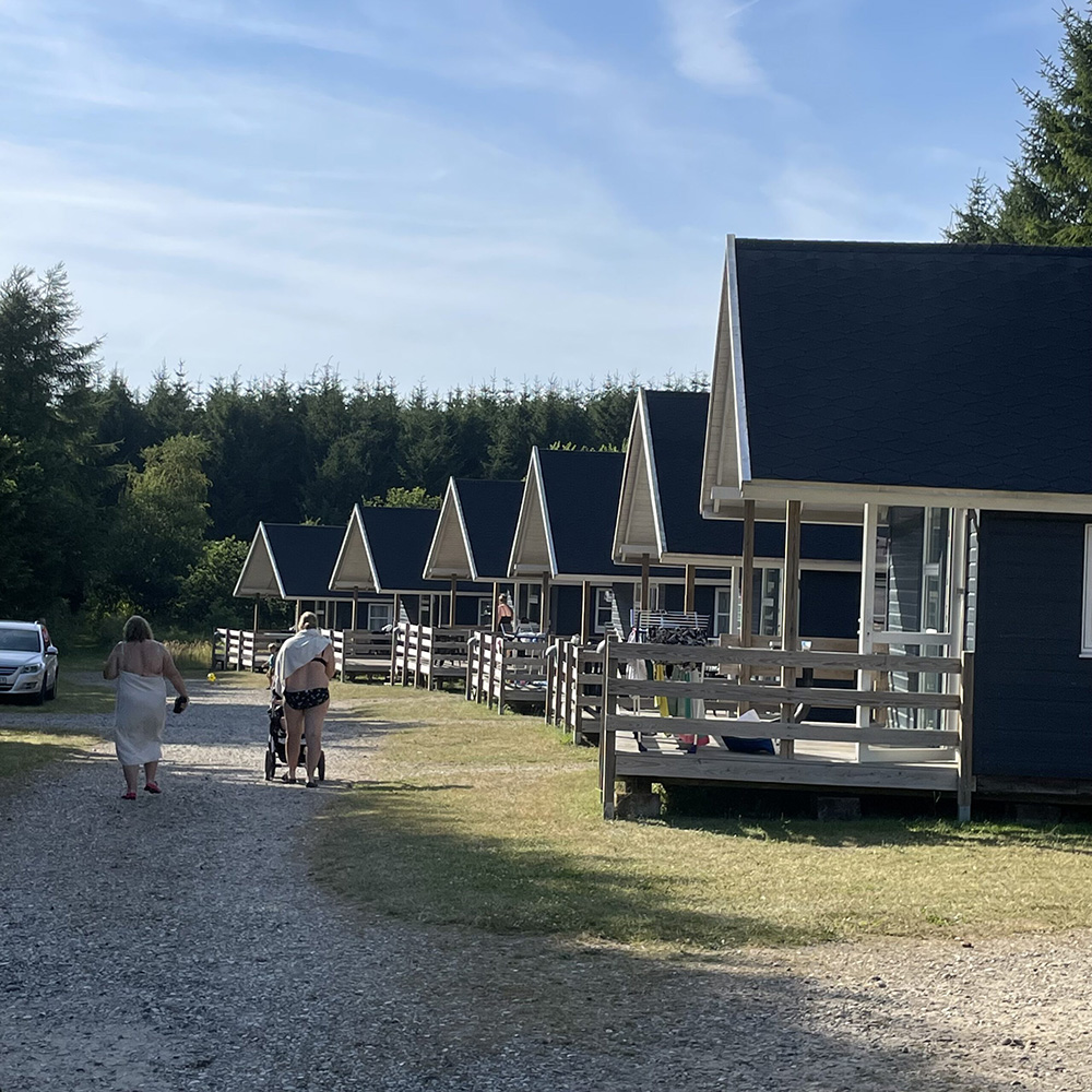 Overnatning i hytter i Give tæt på Billund, Jelling og Vejle